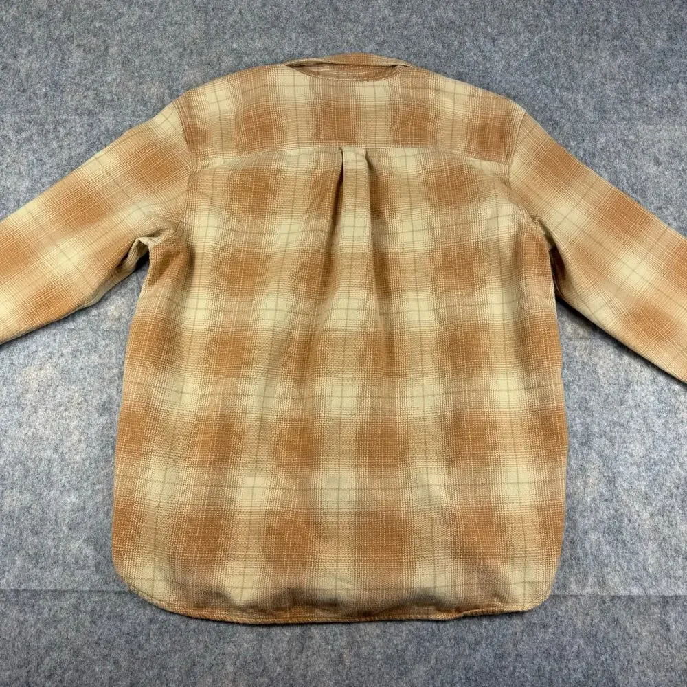 The North Face Arroyo Yellow Button Up Flannel Shirt